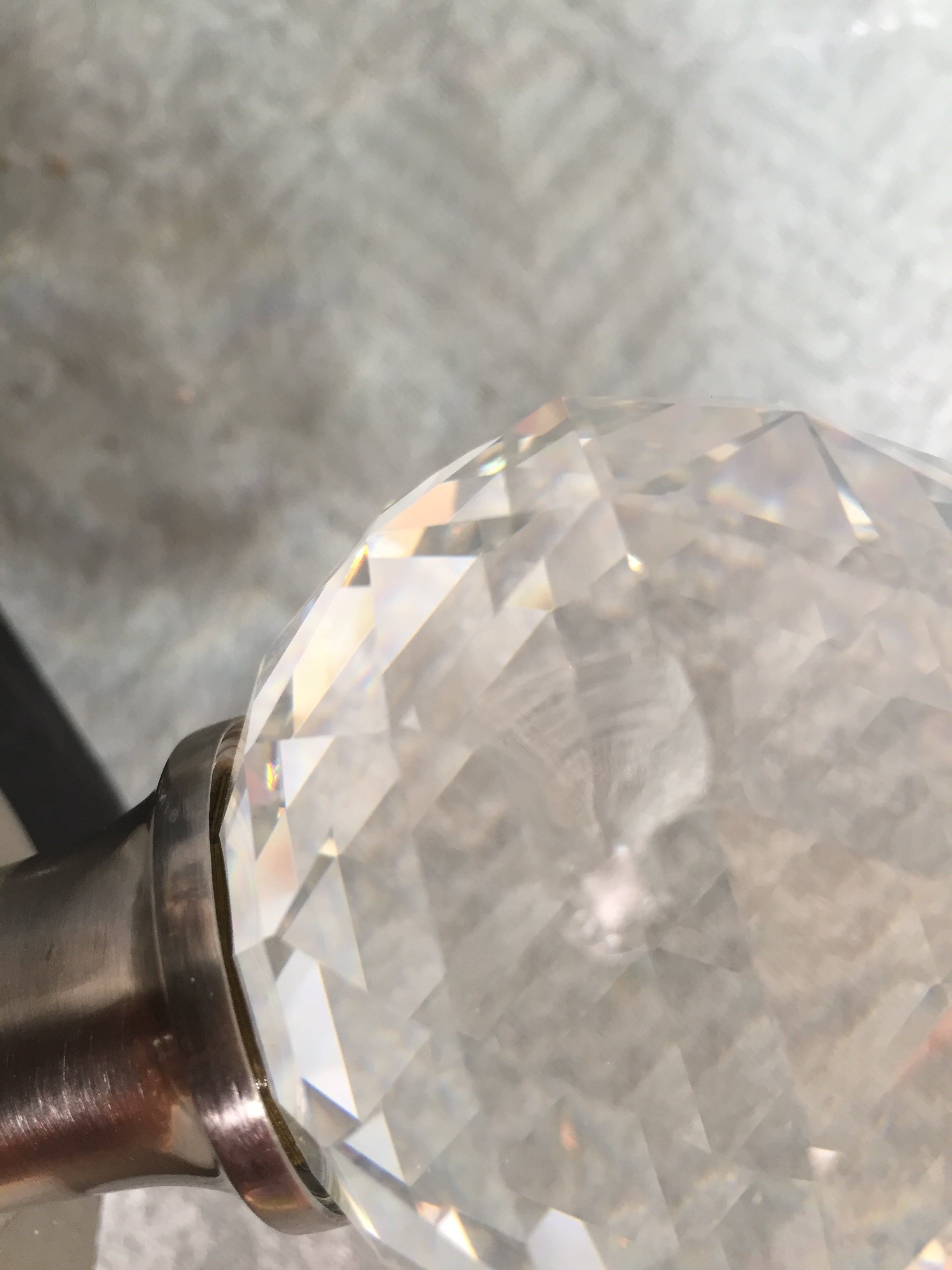 BINO Crystal Functional Interior Door Knobs Set - 2 Pieces - SEE DESCRIPTION (7610046054638)